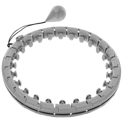 HULA HOP WITH MASSAGER AND WEIGHT GREY ENERO FIT