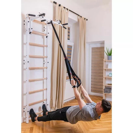 GYMNASTIC LADDER ADJUSTABLE BAR AND HANDLE BENCHK 732W