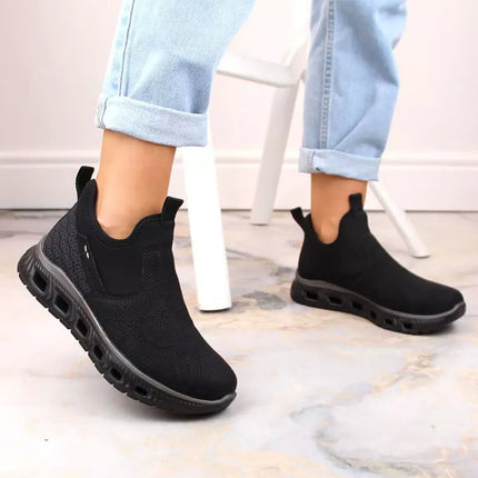 Rieker W RKR616 patogūs aulinukai be užsegimo, juodi