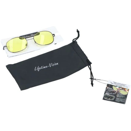 DUNLOP METAL NIGHT DRIVING GLASSES