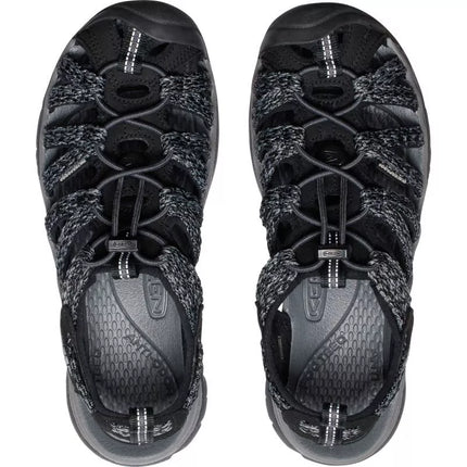 Keen Moteriški Sandalai WHISPER 1028815 JUODA/PLIENO PILKA