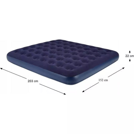 FLOKUOTAS ČIUŽINYS 2-VIETIS QUEEN 203x152x22CM 20256-1