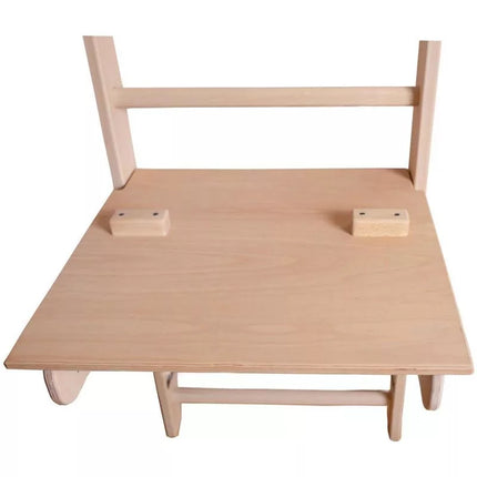 A DESK COVER FOR A WOODEN LADDER FOR A PULL-UP BAR BENCHK BT204
