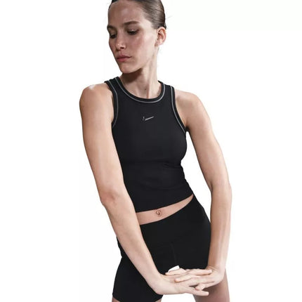 Nike Dri-Fit One Fit Crop marškinėliai trumpi W IB7886 010