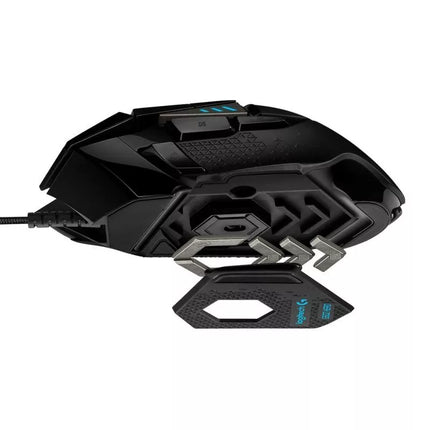 Logitech G502 Gaming HERO EU Pelė 910-005471 (optinis; 16000 DPI; juodas)