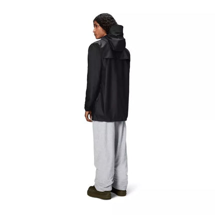 Rains CARGO LONG JACKET W3 12060 01 BLACK