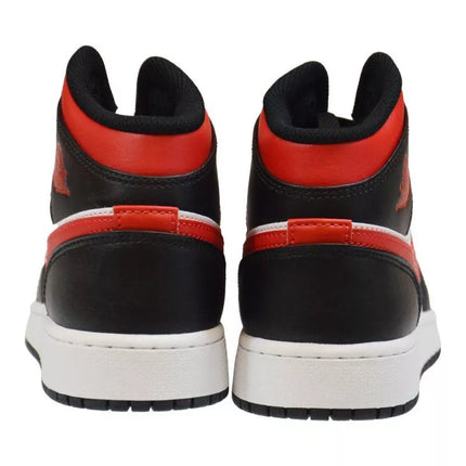 Air Jordan 1 Mid GS Fire Red krepšinio batai - 554725-079