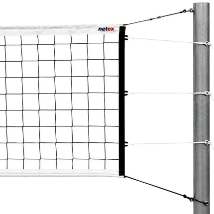 PROFESSIONAL VOLLEYBALL NET WITH ANTENNAS BLACK IV mlw NETEX