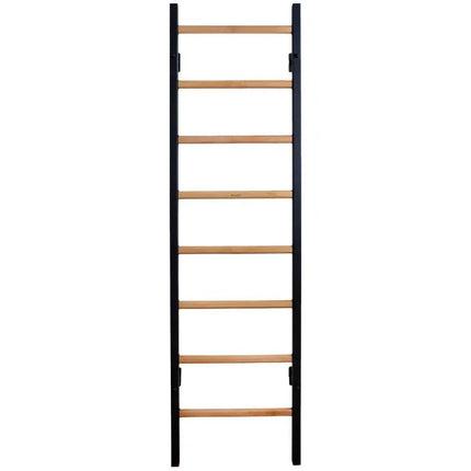 GYMNASTIC WOODEN AND METAL WALL BAR WITH 4 HANDLES BENCHK 200B