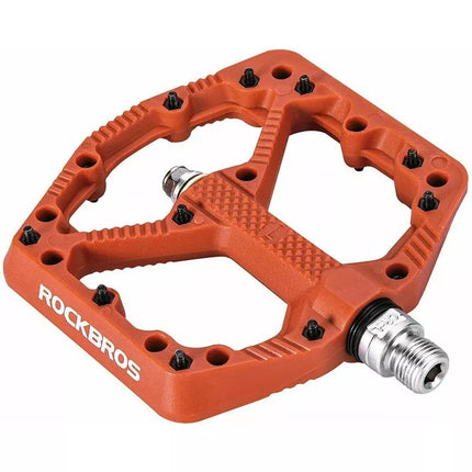 nailoniniai dviračio pedalai, oranžiniai Rockbros