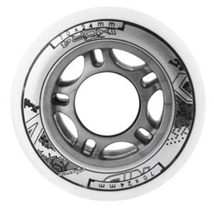 PU 70x24 82A balti ratukai (4 vnt.) NILS EXTREME