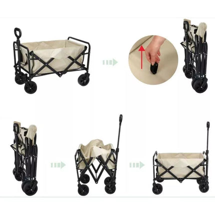 FOLDABLE TRAVEL AND BEACH STROLLER 71X50X48CM WITH HANDLE REDCLIFFS