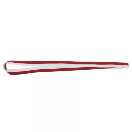 20 mm ribbon - white and red without a carabiner