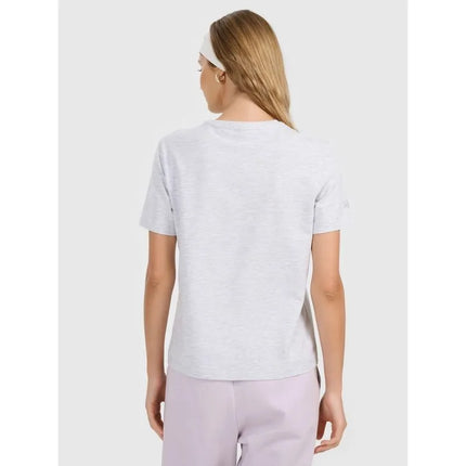 Women's regular plain T-shirt 4F 4FRMM00TTSHF3617-27M