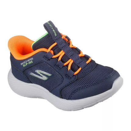 Skechers Slip-ins Dyna-Lite - Turbo-Brisk Buddies 403904N-NVOR NVY-ORNG