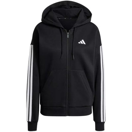 adidas Bazinės 3 juostelių su pilnu užtrauktuku džemperis su kapišonu W JE1283