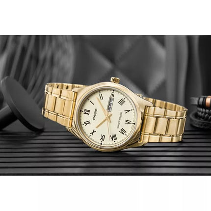 Vyriškas laikrodis CASIO MTP-V006G-9BUDF + DĖŽUTĖ