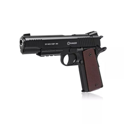 RANGER 1911 M45A1 CQBP air pistol k.4.5BBs 21-shot METAL SLIDE KWC