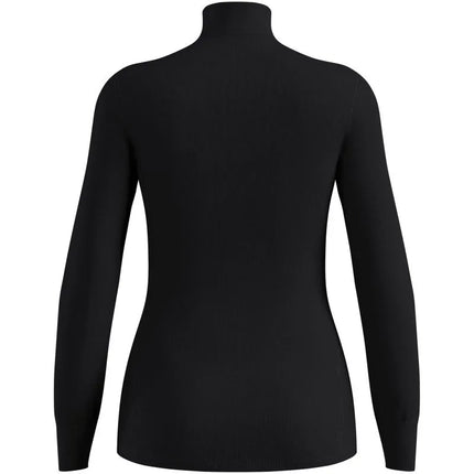 Odlo BL TOP turtle neck l/s ACTIVE WARM ECO women's t-shirt size S Black