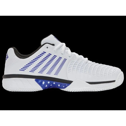 K-swiss EXPRESS LIGHT 3 CLAY balto/ akinančiai mėlyno/juodo atspalvio (08563-165-M) teniso bateliai gruntiniams kortams