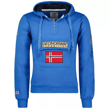 Geographical Norway Gymclass EO DB 100 M džemperis WU6582H/GNO – Royal Blue