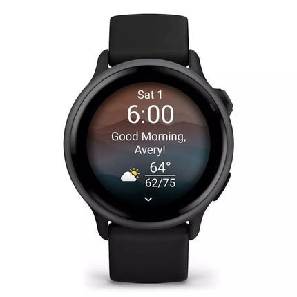 Garmin Vivoactive 6 laikrodis juodo skalūno