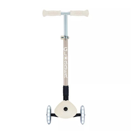 Globber PRIMO FOLDABLE LIGHTS ECOLOGIC scooter - Coconut (696-566-2)