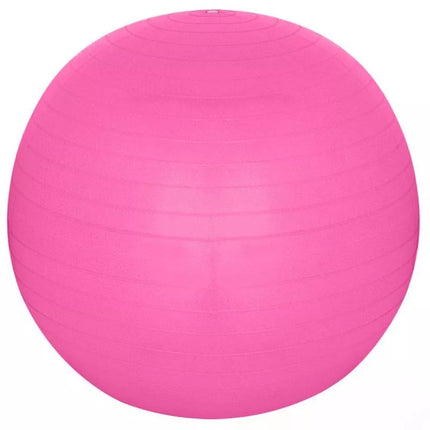 Gimnastikos kamuolys 65cm, sprogimui atsparus, rožinis