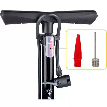 DUNLOP WORKSHOP/BICYCLE PUMP 174Psi WITH MANOMETER