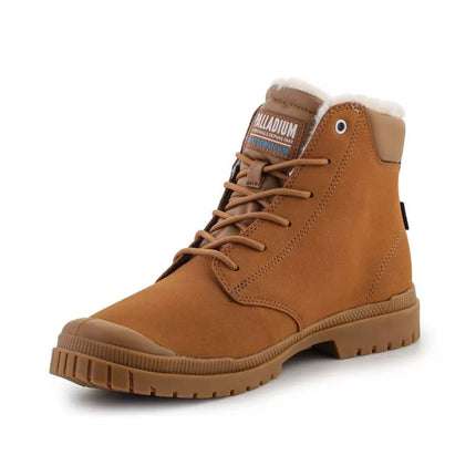 Palladium sp20 Cuff Leather Waterproof WL M 79067-257-M Mahogany batai