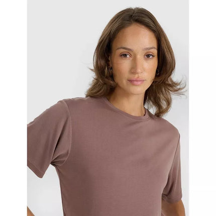 Women's oversize T-shirt with modal 4F 4FRAW25TTSHF3408-82S