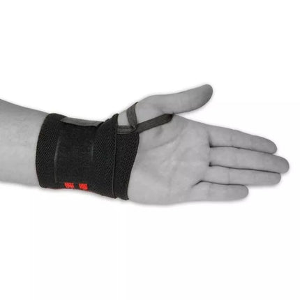 Elastic Wrist Supports/Grips | Black/Red