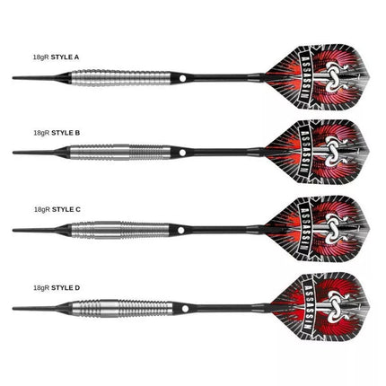 Harrows Assassin smiginiai su minkštu antgaliu 85% HS-TNK-000013252