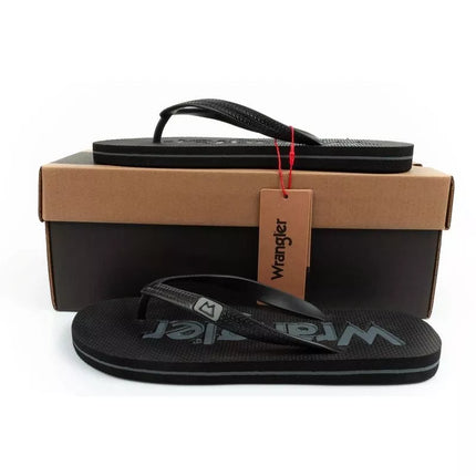 Wrangler vyriški flip-flop'ai Cole Flipflop juodos