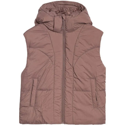 Women's vest 4F F299 dark brown 4FWAW25TVJAF299 80S
