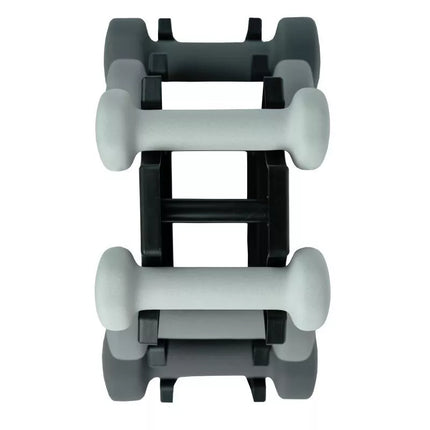 VIRTUFIT NEOPRENE DUMBBELL SET - BAR BELL SET - WITH HANDLE