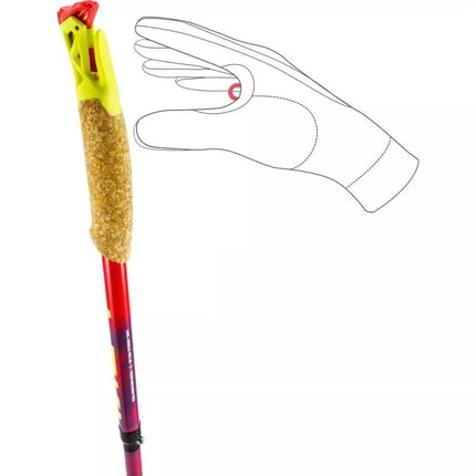 LEKI TRL ULTRATRAIL FX ONE trekking poles, 115cm red