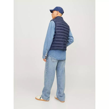 Jack & Jones JJEMULTI BODYWARMER COLLAR NOOS 12258457 NAVY BLAZER/TRUE RED