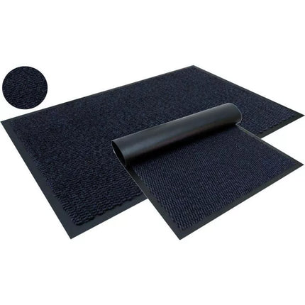 ABSORBENT DOORMAT ZONE ENTRANCE MAT 40X60CM NAVY BLUE