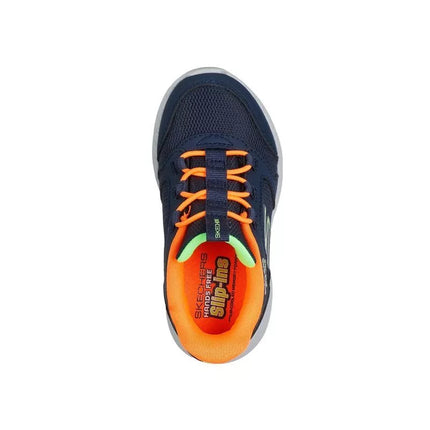 Skechers Slip-ins Dyna-Lite - Turbo-Brisk Buddies 403904N-NVOR NVY-ORNG