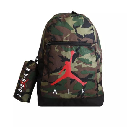Air Jordan School Pencil Case Backpack Camo + Pencil Case - 9B0503-650