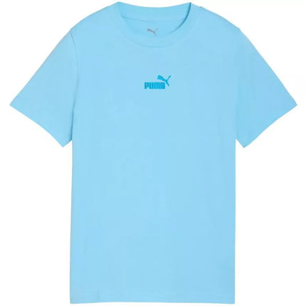Puma ESS Small No. 1 Logo Centered Tee for Kids Blue 692975 45