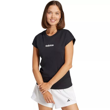 adidas Essentials Linear medvilniniai marškinėliai W JC8238