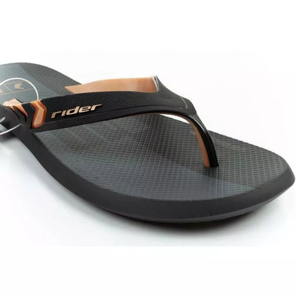 Rider shoes men's sports flip-flops R1 Prime comfortable slippers black