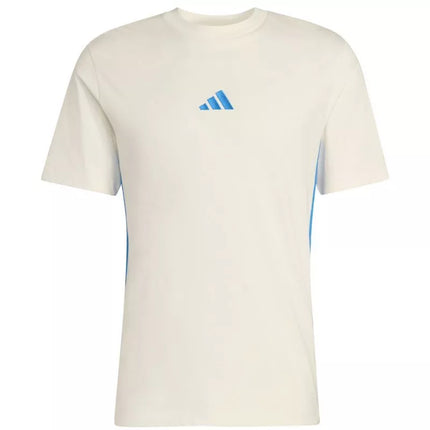 Men's adidas Essentials 3 Stripes T-shirt cream KC0888