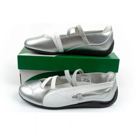 Puma Speedcat Ballet moteriškos sidabrinės balerinos madingos