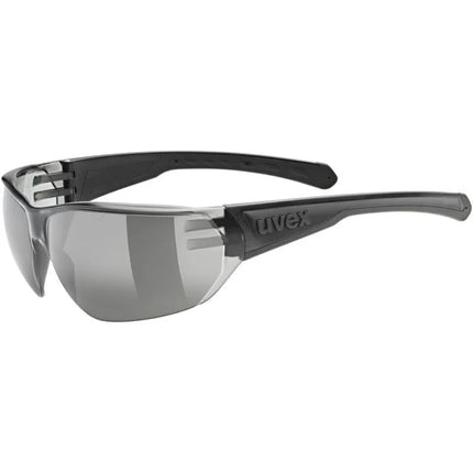 UVEX Equate cycling glasses, black matt/smoke