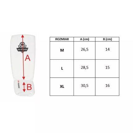Flexible Shin Guards M - Shinrage White