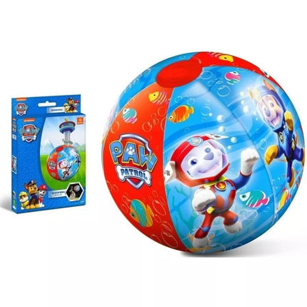 Dydelis pripučiamas paplūdimio kamuolys su PAW Patrol MONDO motyvu