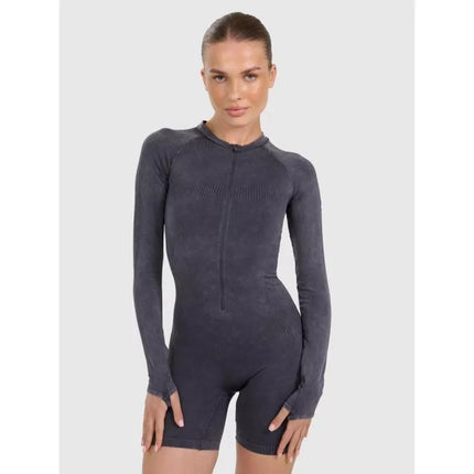 Women's seamless yoga and pilates jumpsuit 4F 4FRAW25TJUMF063-31S